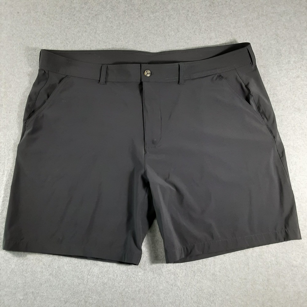 GenTeal Mens 42 Grey Performance Golf Shorts Stretch Flat Front 8.5 Inseam